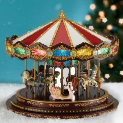 Mr. Christmas Marquee Deluxe Carousel New