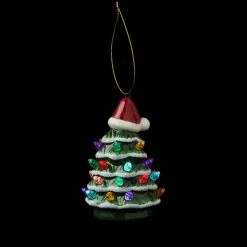 Mr. Christmas Mini Tree Toppers - Set Of 3 Green