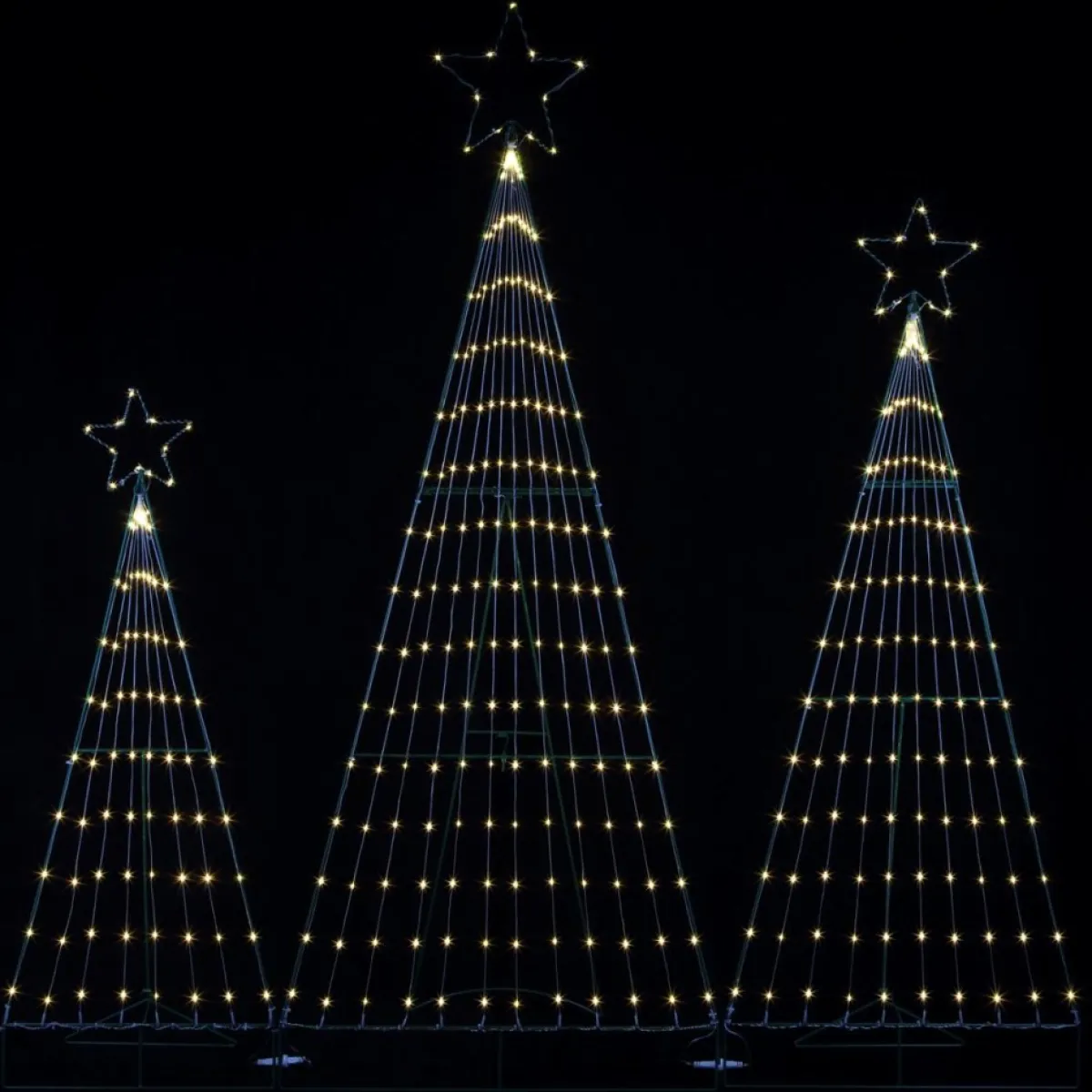 Mr. Christmas Multifunction Led Folding Forest 3-Piece Set White Discount