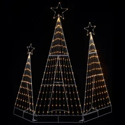 Mr. Christmas Multifunction Led Folding Forest 3-Piece Set White Discount