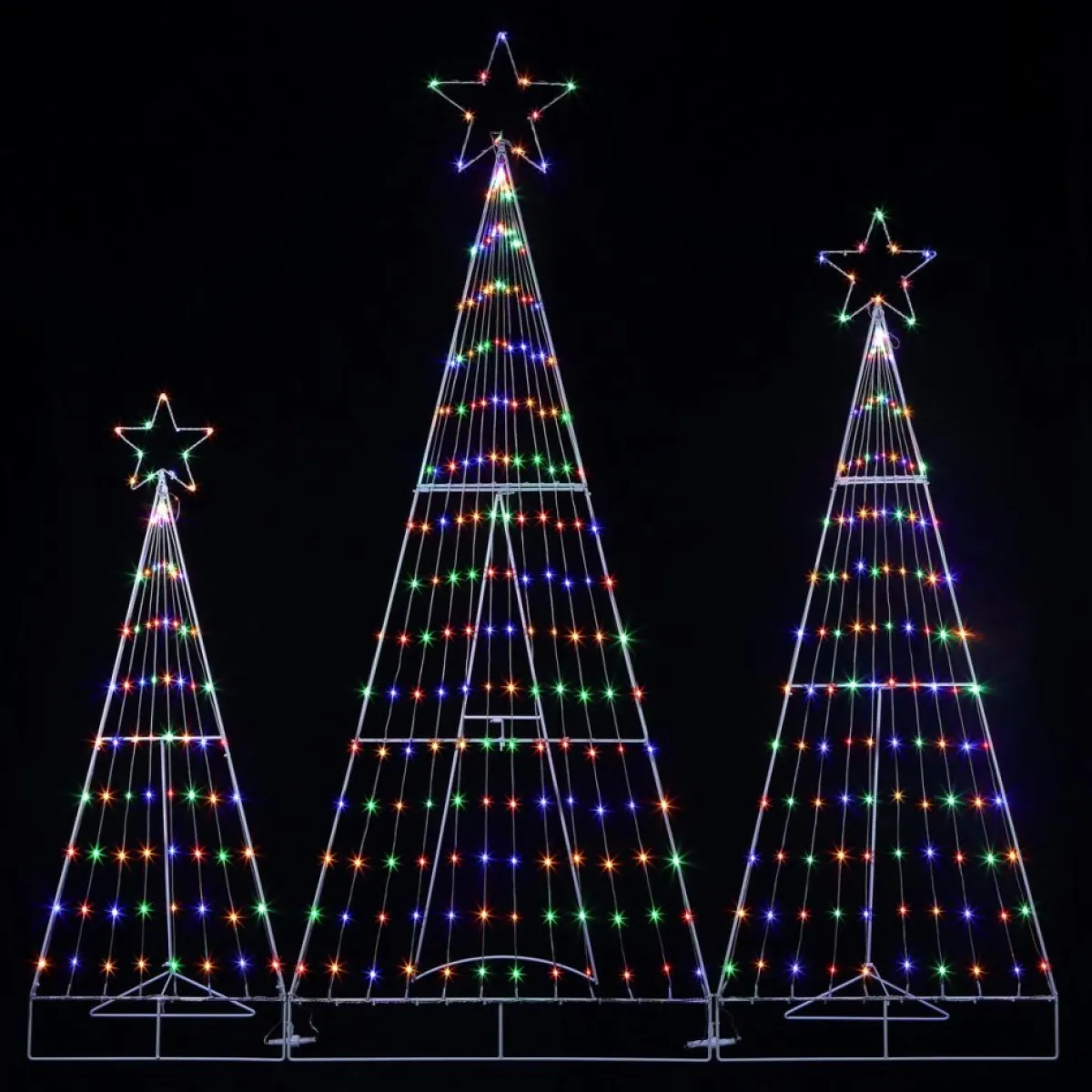 Mr. Christmas Multifunction Led Folding Forest 3-Piece Set White Discount