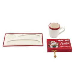 Mr. Christmas Night Before Christmas Milk And Cookies Serving Set