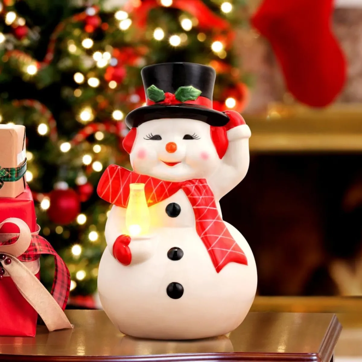 Mr. Christmas Nostalgic Holiday Figure With Led Lights And Timer Best