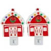 Mr. Christmas 2-Pack Nostalgic Nightlights Barn Sale