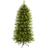 Nearly Natural 6' Belgium Fir Artificial Christmas Tree With 300 Leds