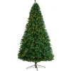 Nearly Natural 9 Ft. Northern Tip Christmas Tree With 650 Led Lights Hot