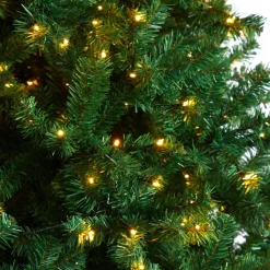Nearly Natural 9 Ft. Northern Tip Christmas Tree With 650 Led Lights Hot