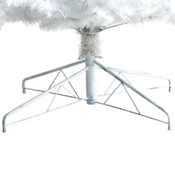 Nearly Natural 9 Ft. White Christmas Tree With 650 Led Lights Outlet