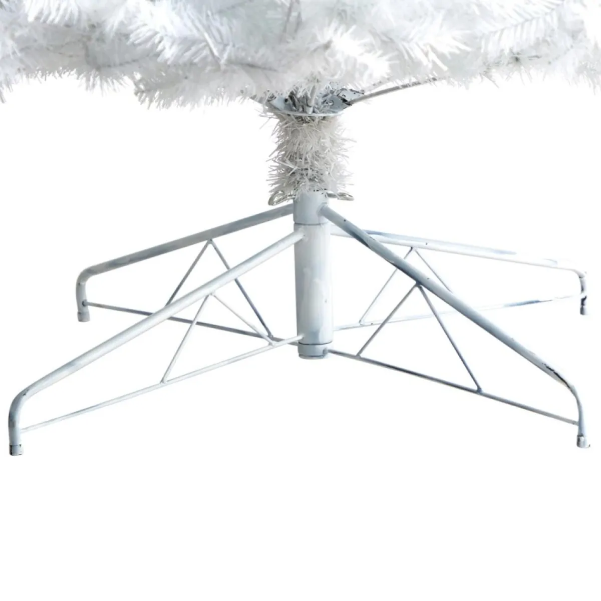 Nearly Natural 9 Ft. White Christmas Tree With 650 Led Lights Outlet