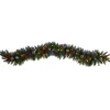 Nearly Natural 6' Snow Tipped Extra Wide Christmas Garland W/ 100 Lights Outlet