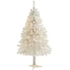 Nearly Natural 5' White Christmas Tree With 150 Clear Led Lights Sale