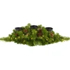 Nearly Natural 30-In. Christmas Pine Triple Candelabrum With Lights Outlet