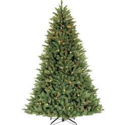 Puleo International Puleo 7.5' Franklin Fir Artificial Christmas Tree W/750 Clear Lights Sale
