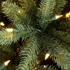 Puleo International Puleo 4-1/2 Ft. Pre-Lit Green Mountain Fir Artificial Christmas Tree Hot