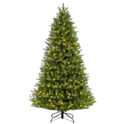 Puleo International Puleo 9 Ft. Pre-Lit Green Mountain Fir Artificial Christmas Tree New