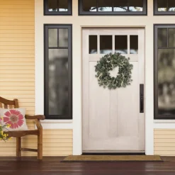 Puleo International 24" Artificial Eucalyptus Floral Spring Wreath Sale