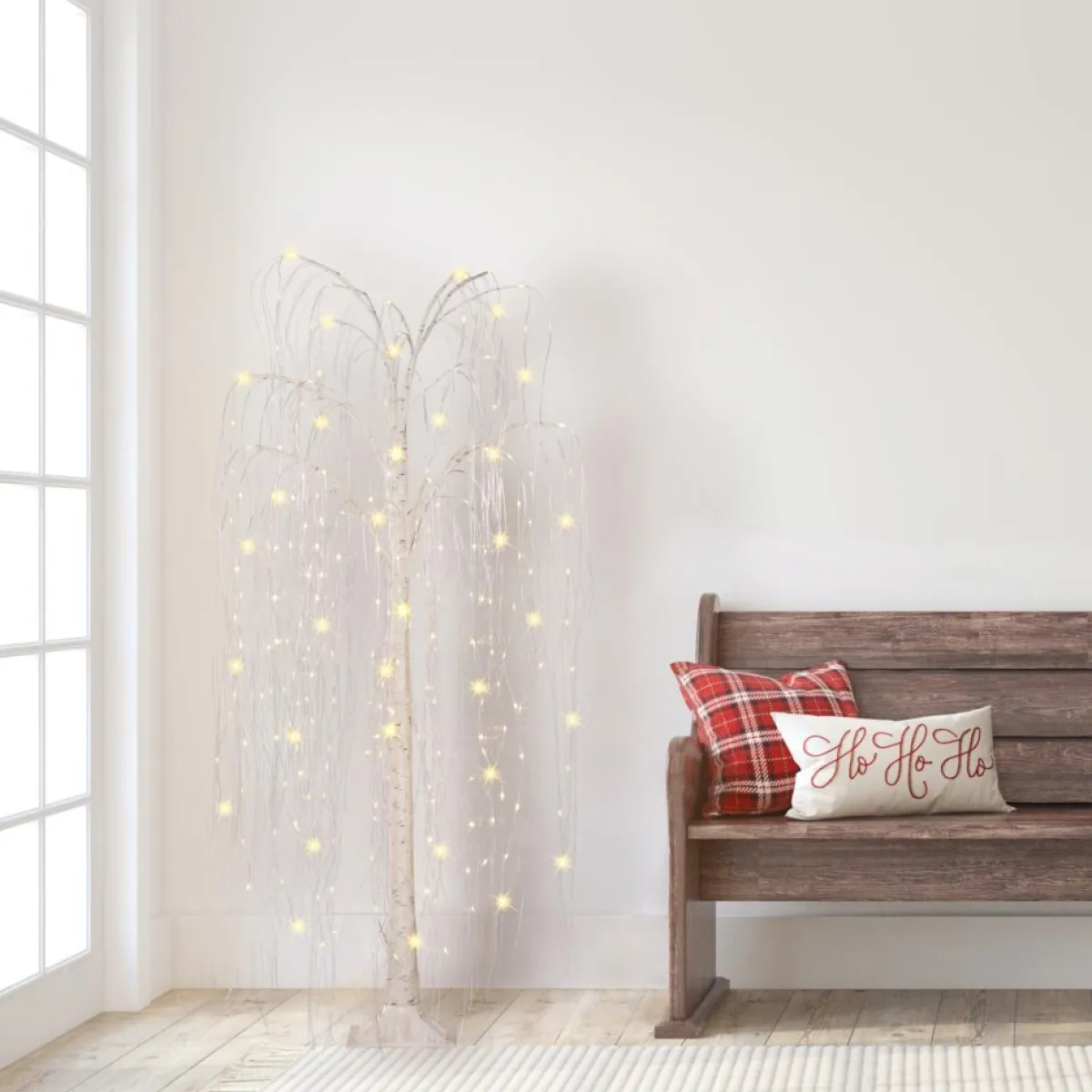 Puelo International Puleo International 5' Prelit Willow Tree W/ 240 Warm White Led Lights Discount