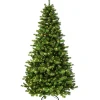 Puleo International 7.5' Pre-Lit Vancouver Spruce Christmas Tree Outlet