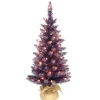 Puleo International 3' Prelit Fashion Purple Artificial Christmas Tree Hot