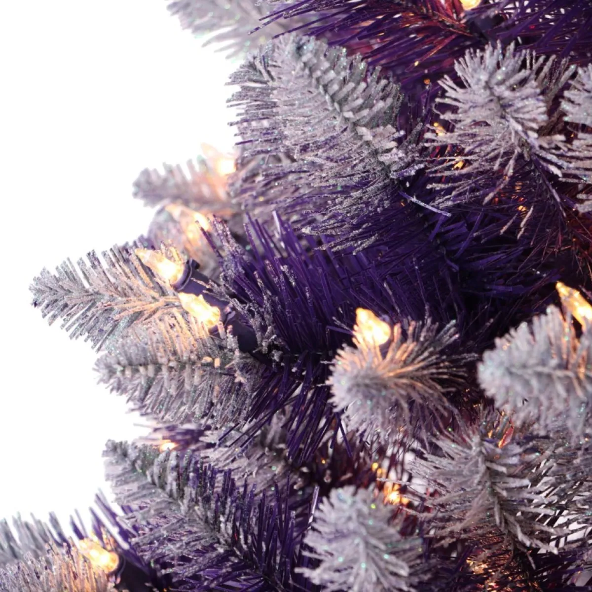 Puleo International 3' Prelit Fashion Purple Artificial Christmas Tree Hot
