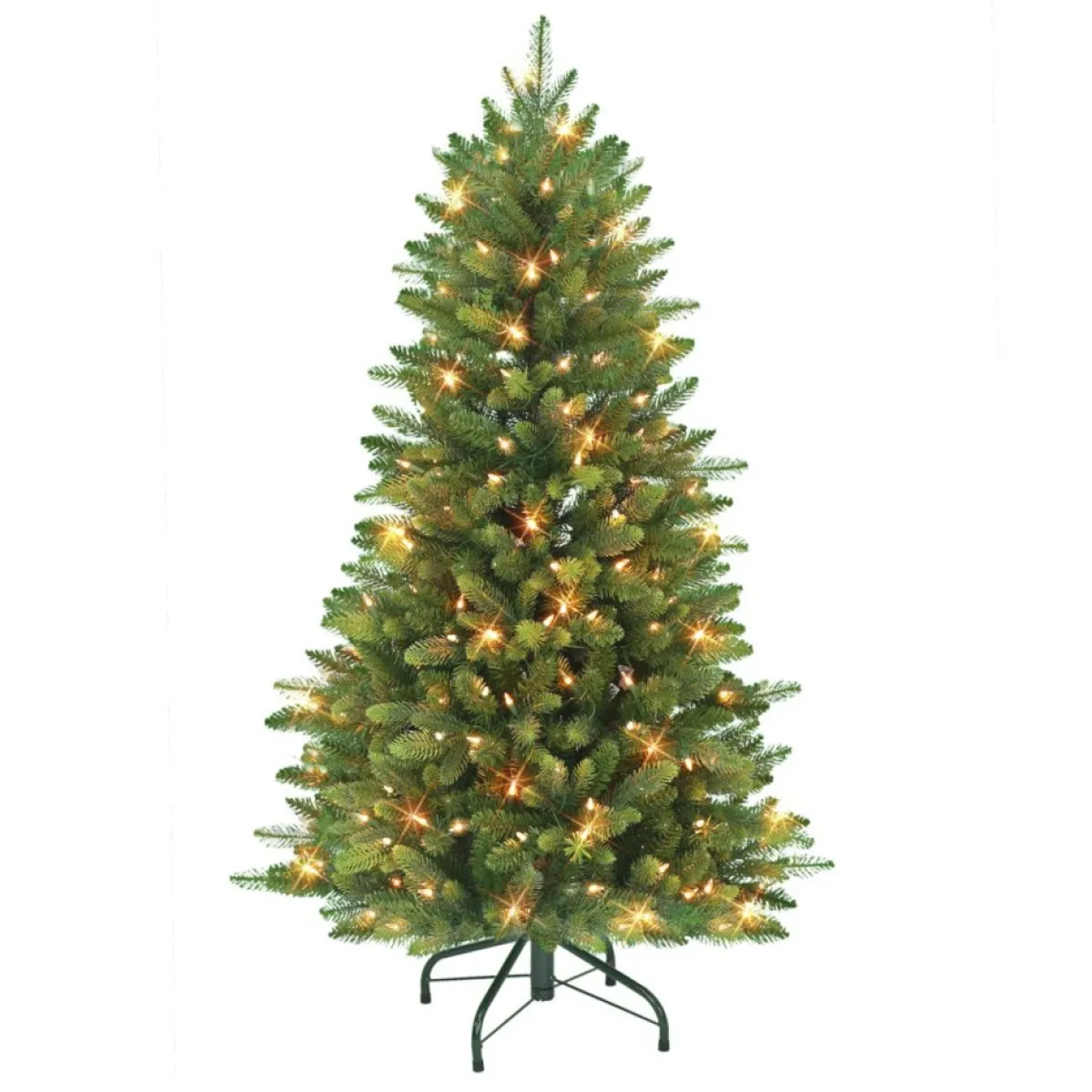 Puleo International 4.5' Pre-Lit Slim Westford Spruce Tree Sale