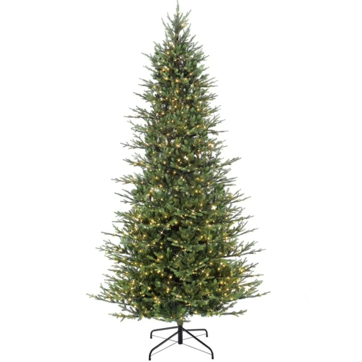 Puleo International 9' Pre-Lit Slim Balsam Fir Christmas Tree Discount