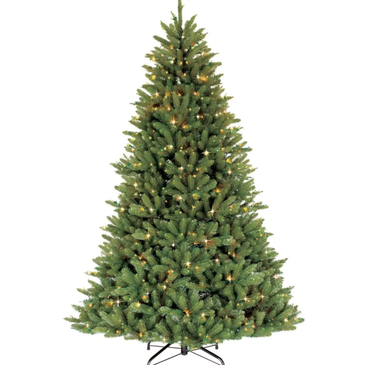 Puleo International 7.5' Pre-Lit Franklin Fir Christmas Tree Discount