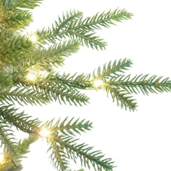 Puleo International 7.5' Pre-Lit Alberta Spruce Christmas Tree