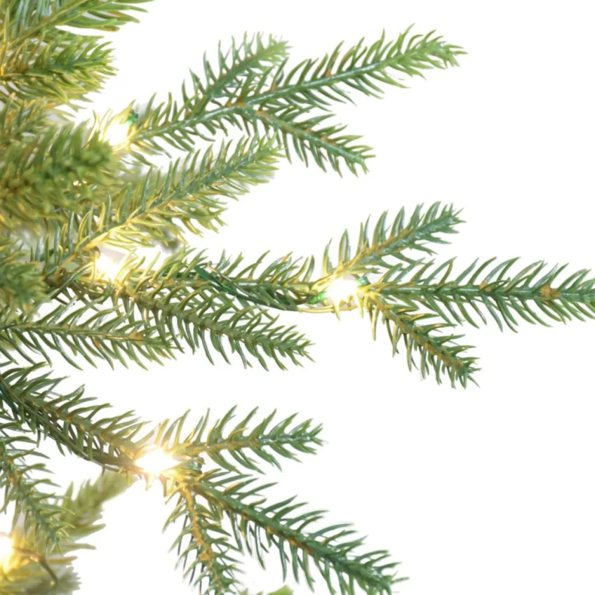 Puleo International 7.5' Pre-Lit Alberta Spruce Christmas Tree