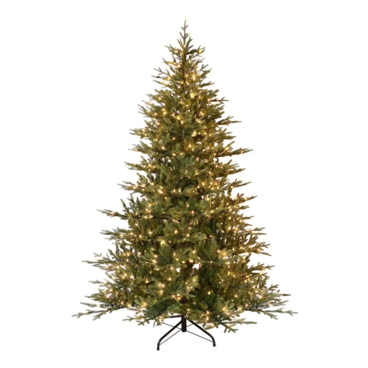Puleo International 7.5' Pre-Lit Balsam Fir Christmas Tree Sale
