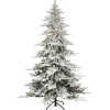 Puelo International Puleo International 6.5' Prelit Flocked Utah Fir Tree 350 Clear Lights Discount