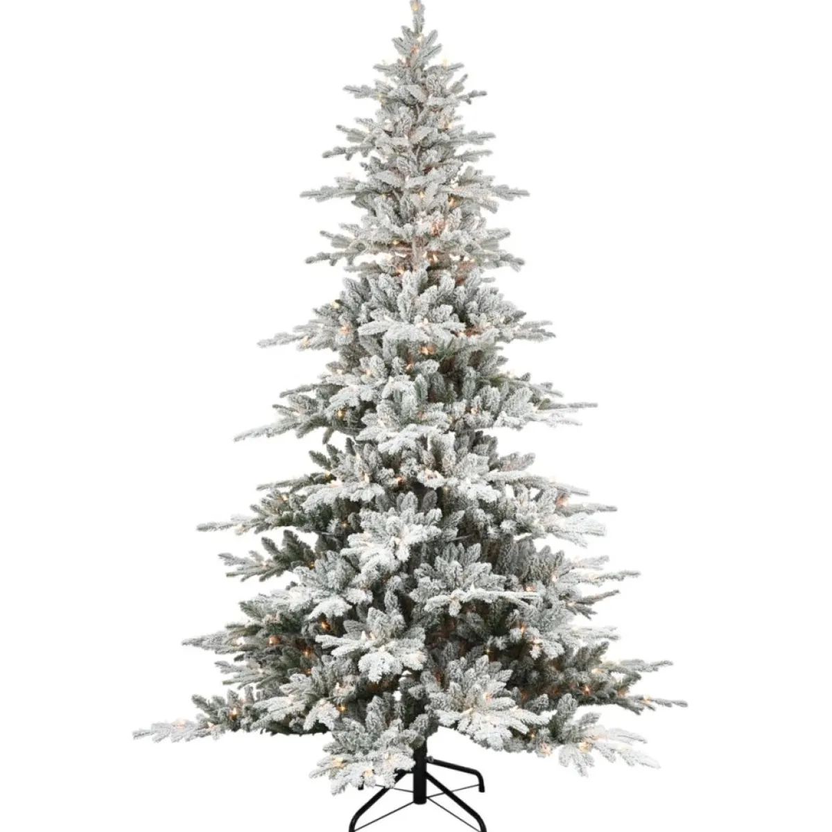 Puelo International Puleo International 6.5' Prelit Flocked Utah Fir Tree 350 Clear Lights Discount