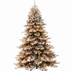 Puleo International Puleo Intl. 6.5' Pre-Lit Royal Majestic Spruce Green Tree Flocked Tree Online