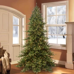 Puleo International Puleo Intl. 9' Prelit Royal Fraser Fir Green Tree With Memory Tips Discount