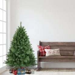 Puleo International Puleo Intl. 4.5' Vermont Spruce Artificial Christmas Tree With Stand Clearance