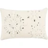 Rizzy Home Christmas Snowflakes With Mirrored Accents 14"X20" Pillow Best