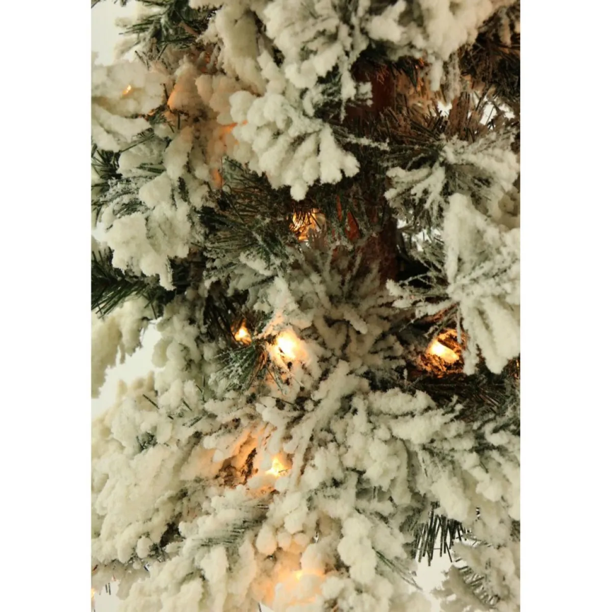 Almo Set Of 3 Snowy Alpine Trees With Clear Lights (2-Ft. 3-Ft. 4-Ft.) Discount