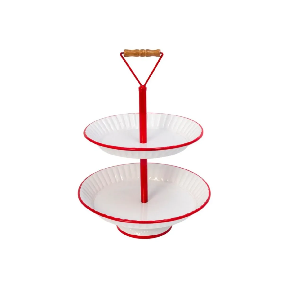 Gerson The Companies 19.3-Inch Metal Two-Tiered Serving Tray Discount