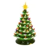 Gerson The Company 13.98" Green Battery-Operated Musical Dolomite Tree New