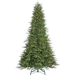 Gerson The Company Natural-Cut 9' Frasier Fir Tree W/ 1000 Clear Lights New