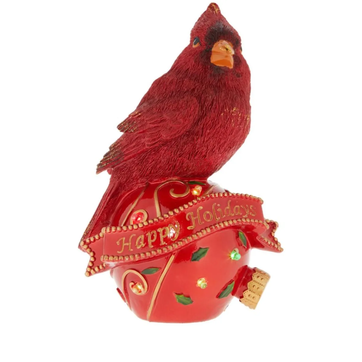 Wind & Weather Battery-Operated Holiday Led Bird With 6-Hour Timer Cardinal Discount