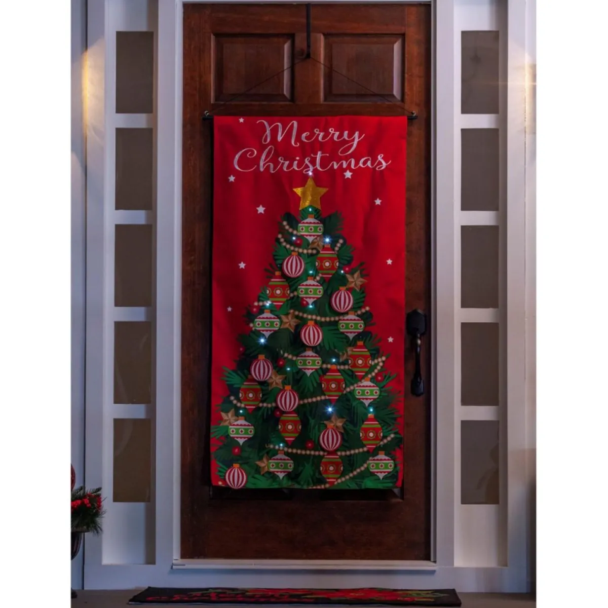 Wind & Weather Wind And Weather Led Hanging Holiday Door Banner Online