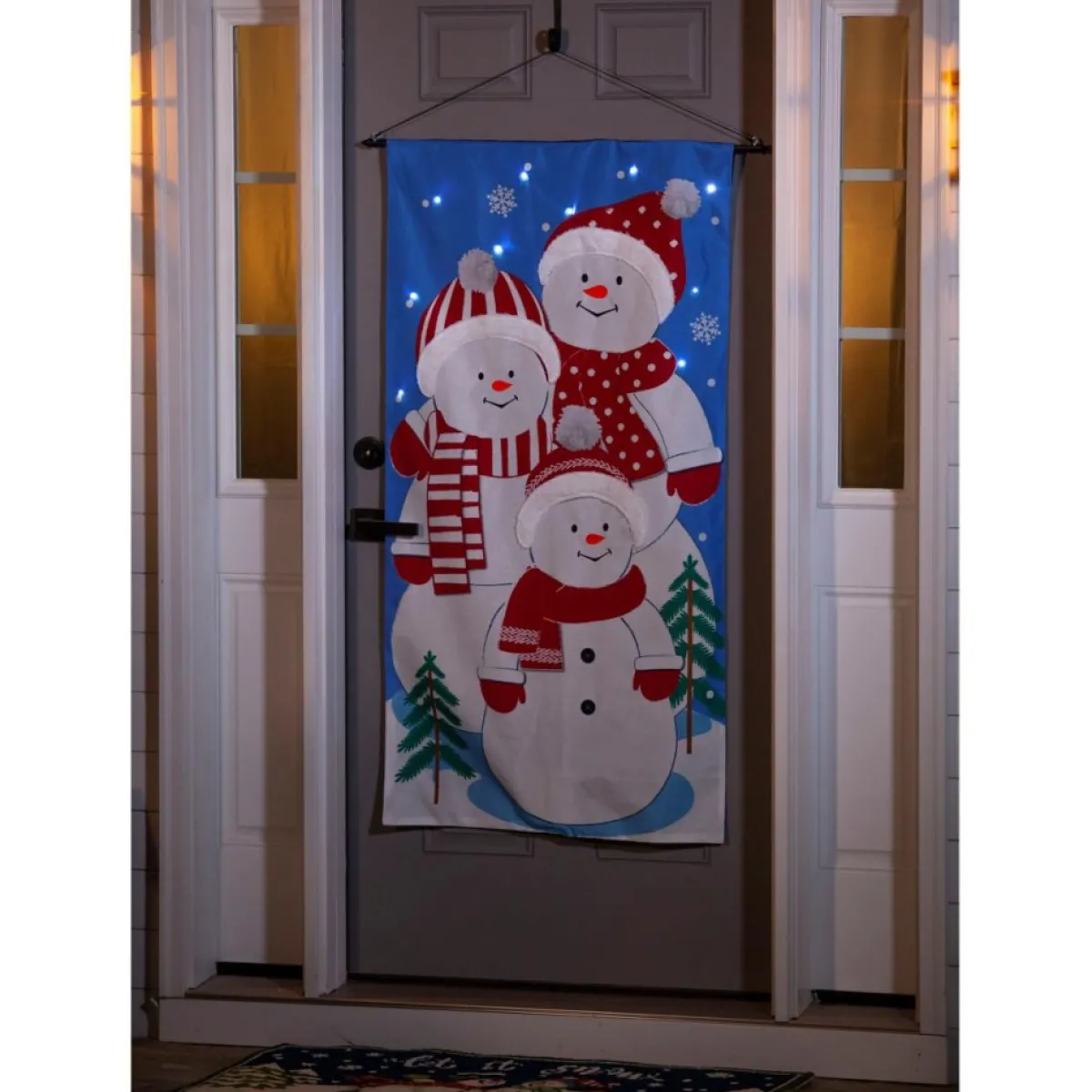 Wind & Weather Wind And Weather Led Hanging Holiday Door Banner Online
