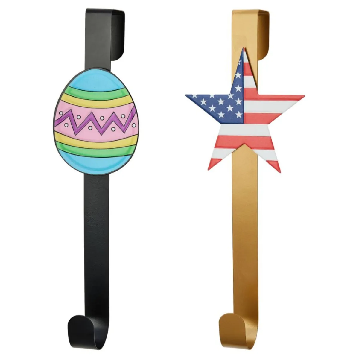 Wind & Weather Wind And Weather Metal Interchangeable Wreath Hanger W/6 Seasonal Icons Best