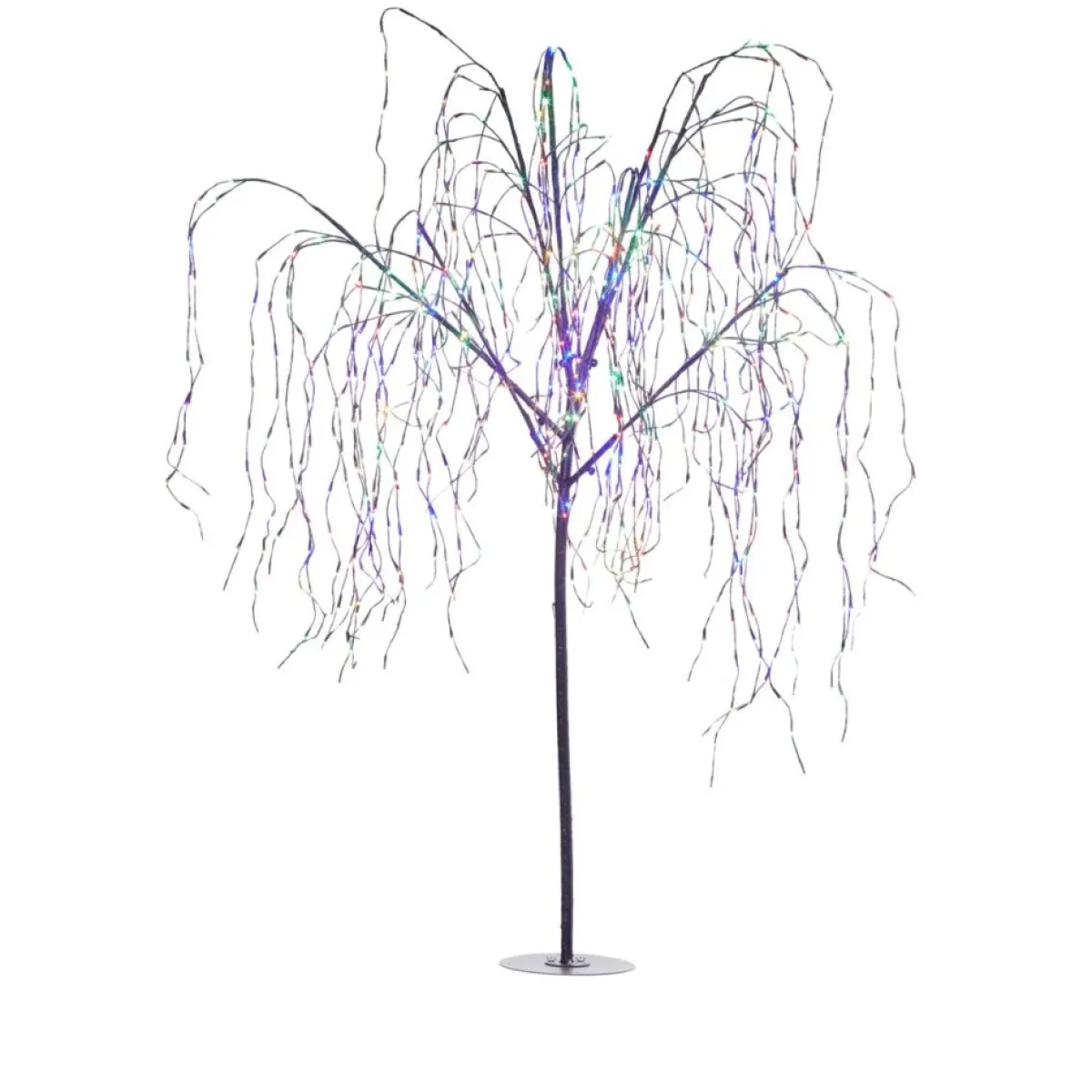 Winter Lane 7' Color Changing Willow Tree White