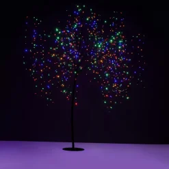 Winter Lane 7' Color Changing Willow Tree White