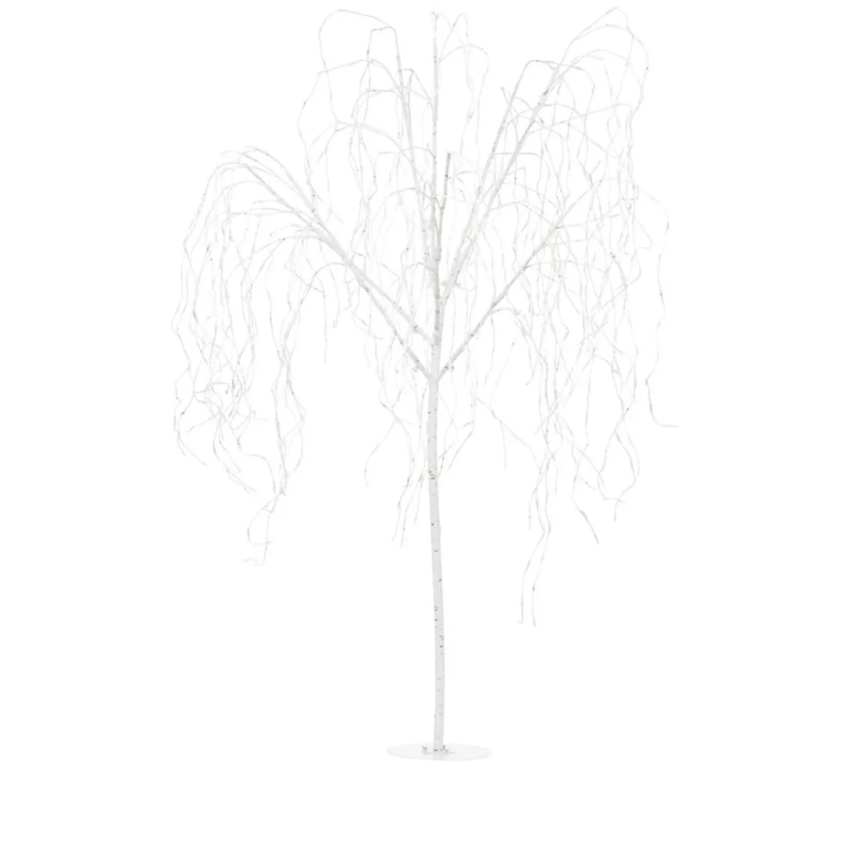 Winter Lane 7' Color Changing Willow Tree White