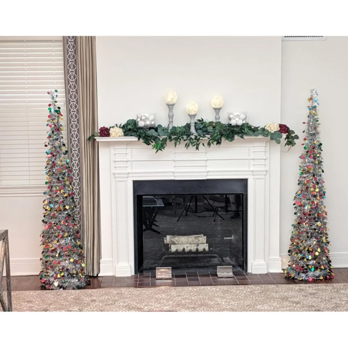 Winter Lane 6' Illuminated Slim Pop-Up Holiday Tree