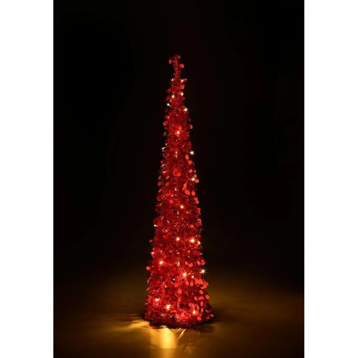 Winter Lane 6' Illuminated Slim Pop-Up Holiday Tree