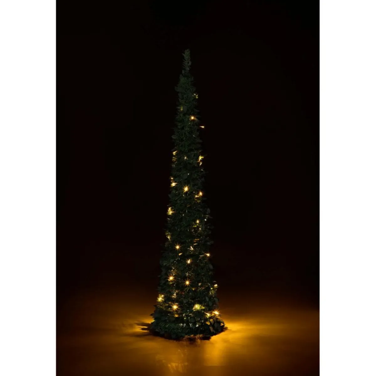 Winter Lane 6' Illuminated Slim Pop-Up Holiday Tree